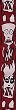 Planet Waves Joe Satriani Guitar Strap - Red/White Up in Flames