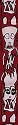 Planet Waves Joe Satriani Guitar Strap - Red/White Up in Flames