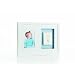 Pearhead Babyprints Keepsake Wall Frame, White