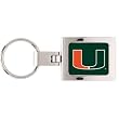 Miami Domed Metal Keychain Key Chain