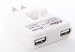 プロテック P-2WAY USB2基搭載ACアダプター PD-2WH ホワイト 【iPod nano 5G/iPhone 3G,3GS他/iPod各種/ゲーム機/携帯】