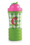 Baby Girl Pink Initial Sip N' Munch, Letter C