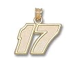 Driver Number 17 Medium 7/16" Charm/Pendant