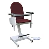 Power Designer Blood Drawing Chair Color: Gray, Style: Dual Pivot Arms and Utility Side Table
