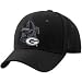 Zephyr Georgia Bulldogs Black Vortex Fitted Hat (7 3/8)