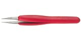 DUMONT(デュモント) ESD ピンセット 赤 TYPE 00 0304-00SAESD-ET1