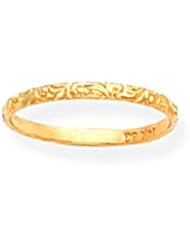 14k Madi K Etched Baby Ring