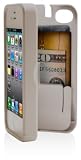 Case for iPhone 4/4S with built-in storage space for credit cards/ID/money