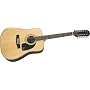 Epiphone DR-212 12-String Acoustic Guitar, Natural Chrome Hardware