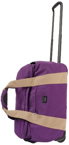 Crumpler Spring Peeper Carry On Duffel Bag with Wheels, Purple