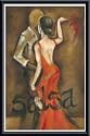 Art Poster Metal Framed Print - Salsa - Artist: Jennifer Goldberger- Poster Size: 19 X 13