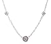 Diamond Pendant Necklace, 14k White Gold, CTW 0.15