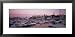 Boats Docked at a Harbor, Old Port, Quebec City, Canada Scenic Framed Art Poster Print by Panoramic Images, 31x15