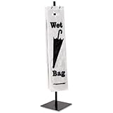 Tatco Wet Umbrella Stand, 10 Width x 40 Height, Powder Coated Steel, Black (57019)