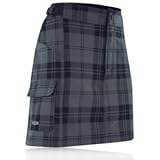 Louis Garneau Cambria Cycling Skort - Women's Gray Check, XL
