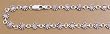Sterling Silver Stone Anklet - Antique Pink - 10'' in Length