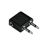 Hama 75043357 Adaptateur prise avion pour casque 2 jack 3,5 M / 1 jack 3,5 F