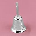 Tall Favor Bell - Silver-Plated Bell