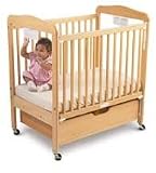 Review Foundations  / Foundations Serenity Compact-Size All-in-One Functionality Clearview Crib - White 10-CC-W3