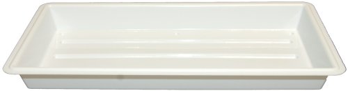 Growers Supply Company GW2211-4 4-Pack 22-by-11-by-2-1/2-Inch Perma-Nest Plant Trays, White