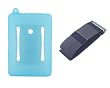 1st Generation IRiver Clix 512MB 1GB 2GB 4GB Silicon Skin MP3 Case Cover with Adustable Sports Armband - (Not Compatible with 2nd Generation Clix) (Blue)