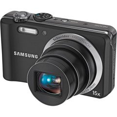 Samsung HZ30W - Digital camera - compact - 12.0 Mpix - optical zoom: 15 x - supported memory: SD, SDHC - black