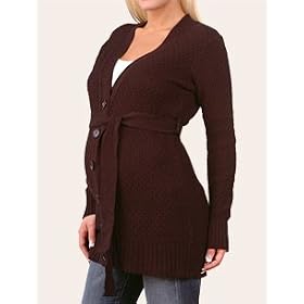 Motherhood Maternity: long sleeve tie detail maternity sweater