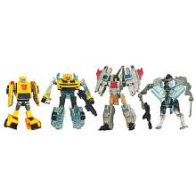 Huge save onbumblebee of transformers Transformers 3 Dark of the Moon Movie Exclusive Cyberverse Evolution Legion Class Action Figure 4Pack Bumblebee vs. Starscream