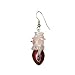 Baltimore Ravens NFL Snowman Football Earrings (1.5)
