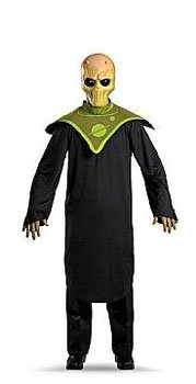 Alien Invasion Adult Costume Size 42-46 Standard  