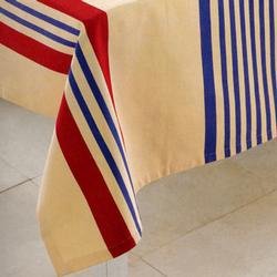 Hampton Stripe Tablecloth by Arkansas Flag and Banner