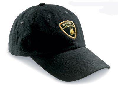 Lamborghini Black Crest Logo Hat
