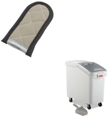 KITITG316TRCP360288WHI - Value Kit - Intedge Manufacturing Hot Handle Holder (ITG316T) and Rubbermaid-White Slant Front Ingredient Bin with Sliding Lid and 32 Ounce Scoop, 3 1/2 cu ft. (RCP360288WHI)