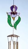 Gallery Art Glass Iris - Purple - Small Wind Chimes - B000NVDJPE