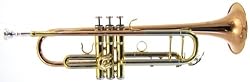 Barrington BR TR210L Bb Standard Lacquer Trumpet with Rose Brass Bell & Leadpipe