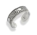 Elephant Sterling Silver Marching Elephants Toe Ring