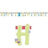 Happy-Birthday-Girlande 'Erster Geburtstag Jungen'
