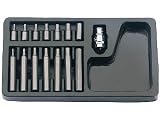 15 PIECE EXPERT QUALITY DRAPER HEX BIT SET IN INSERT TRAY
