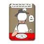 Rich Diesslins Famous People Places Books Cartoons - CAPTAIN HOOK THE YOUNGER YEARS - Light Switch Covers - 2 plug outlet cover