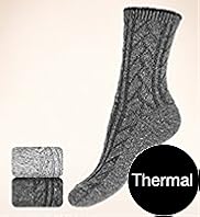 2 Pairs of Thermal Socks with Wool