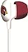 iHip NFF10200AZC NFL Arizona Cardinals Mini Ear Buds, Red/Black