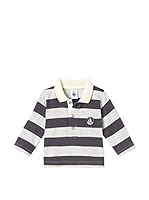 Petit Bateau Polo (Marfil / Gris)