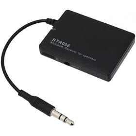 JUSTOP BTR006 Bluetooth Wireless Stereo Audio Receiver With 3.5MM Jack, Universal Adapter For Speakers, New Module with Bluetooth V2.1 A2DP profile
