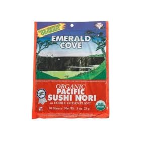 Emerald Cove Organic Toasted Sushi Nori Sheets -- 0.9 oz by Emerald Cove