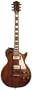 AXL Badwater Dual Pickup 1216 Electric Guitar, Antique Brown
