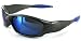 Mantis 8734 Polarized Sunglasses for Men & Women Protect Your Eyes From Harmful Glare with Stylish, Wrap-Around Frames and Flash Mirror Lenses (Gunmetal + Blue) Mantis 8734 Polarized Sunglasses for Men & Women Protect Your Eyes From Harmful Glare with Stylish, Wrap-Around Frames and Flash Mirror Lenses (Gunmetal + Blue)