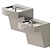 MURDOCK A172408F-UBL Water Cooler,Wall Mntd,SS,Flxbl Brss,Ubl