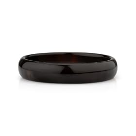 Chocolate Brown Agate Bangle Bracelet by Amazon.com Collection