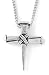 Pewter Nails Cross Pendant by Bob Siemon, 20