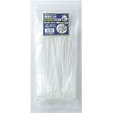 （業務用セット） ELPA 結束バンド ワンタッチロック方式 250mm 200本入 ホワイト KBF-250200C（W） 【×10セット】